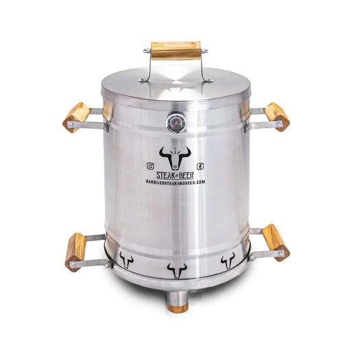 Barril Asador Mediano 28 LBS - Steak and Beer